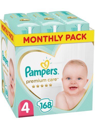 Pampers Premium Care Νο4 / 9 -14kg / 52 ΤΕΜ
